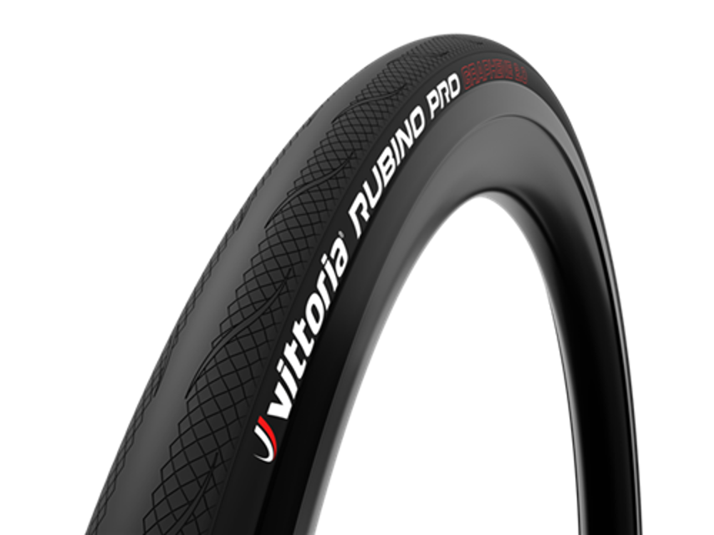 Picture of V.GUMA 700X25C VITTORIA RUBINO PRO IV TLR BLACK G2.0