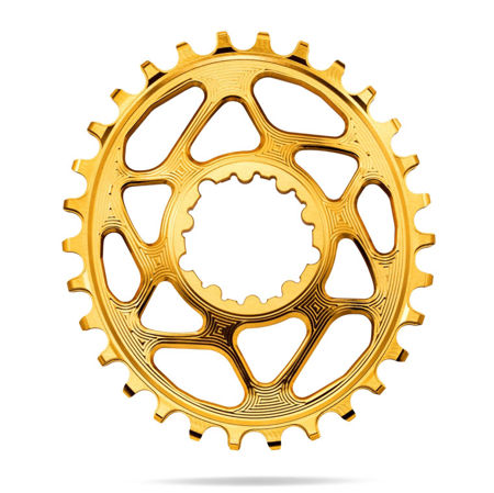 Picture of ZUPČANIK PREDNJI AB SRAM OVAL DIRECT MOUNT GXP (6MM OFFSET) / 34T / GOLD