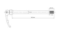 Picture of Zatvarač stražnjeg kotača Novatec QR X12 M12X142mm