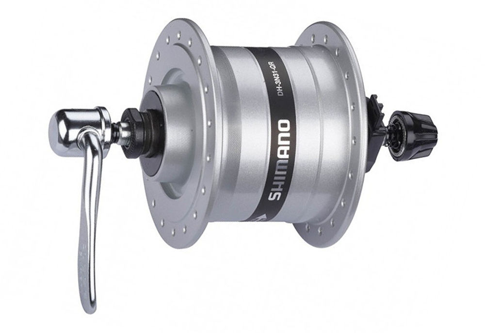 Picture of Glavčina/Dinamo Shimano DH-3N31-QR 6V/3W 32R srebrna