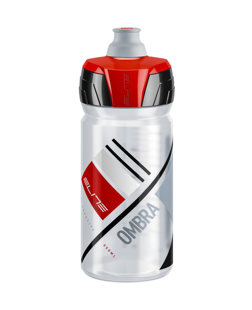 Picture of Bidon OMBRA 550ml Clear Red Logo Elite