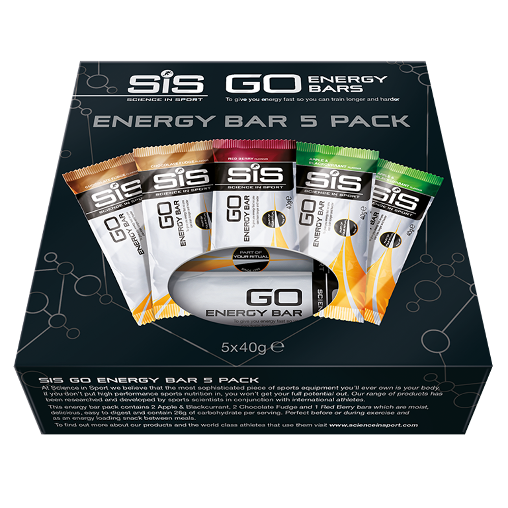 Picture of SIS GO ENERGY BAR Variety pack 5X40g