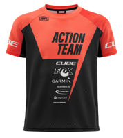 Picture of MAJICA CUBE JUNIOR S/S X ACTIONTEAM ORANGE'N'BLACK