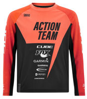 Picture of MAJICA CUBE JUNIOR L/S ACTIONTEAM ORANGE'N'BLACK