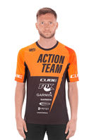 Picture of MAJICA CUBE EDGE ROUND NECK S/S X ACTIONTEAM ORANGE'N'BLACK