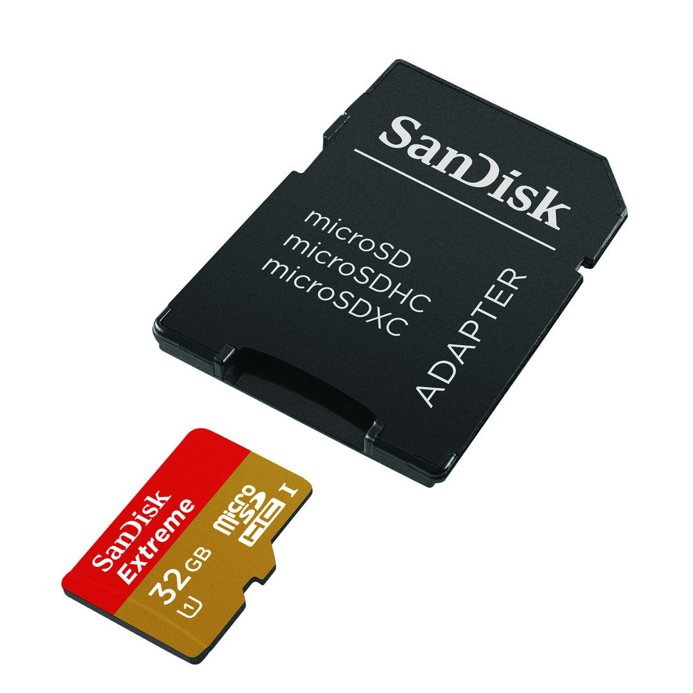 Picture of SanDisk Extreme microSDHC 32GB