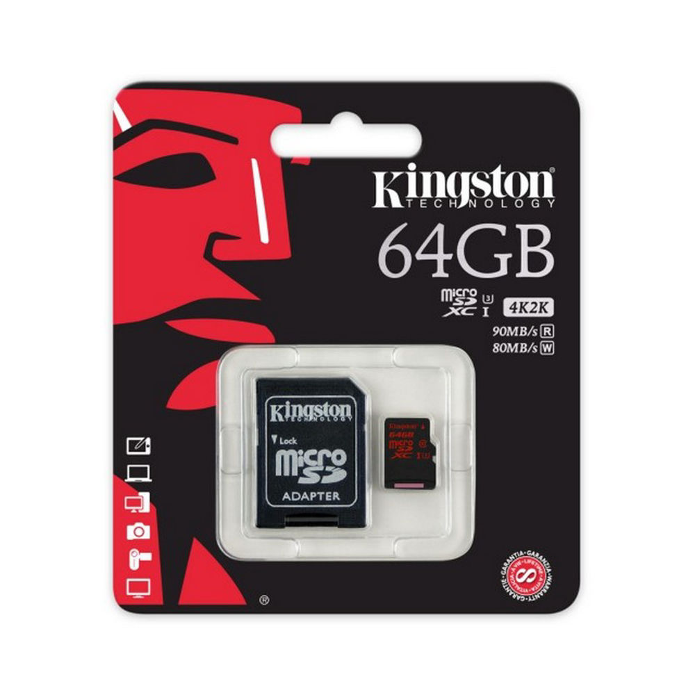 Picture of Kingstone 64GB/ 80-90MB/sec