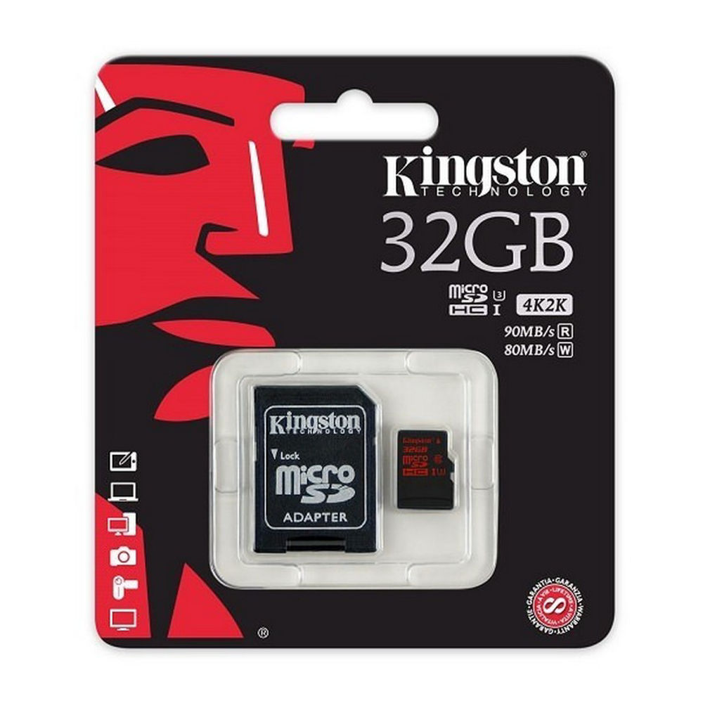 Picture of Kingstone 32GB/ 80-90 MB/sec