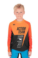 Picture of MAJICA CUBE JUNIOR L/S ACTIONTEAM ORANGE'N'BLACK