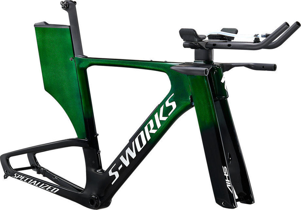 Picture of SPECIALIZED S-WORKS SHIV DISC MODULE 2021 Green Tint Over Spectraflair/Flake Silver