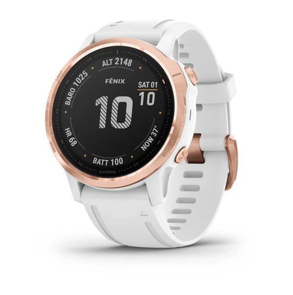 Picture of Garmin Fenix 6S PRO RoseGold bijeli / bijeli remen