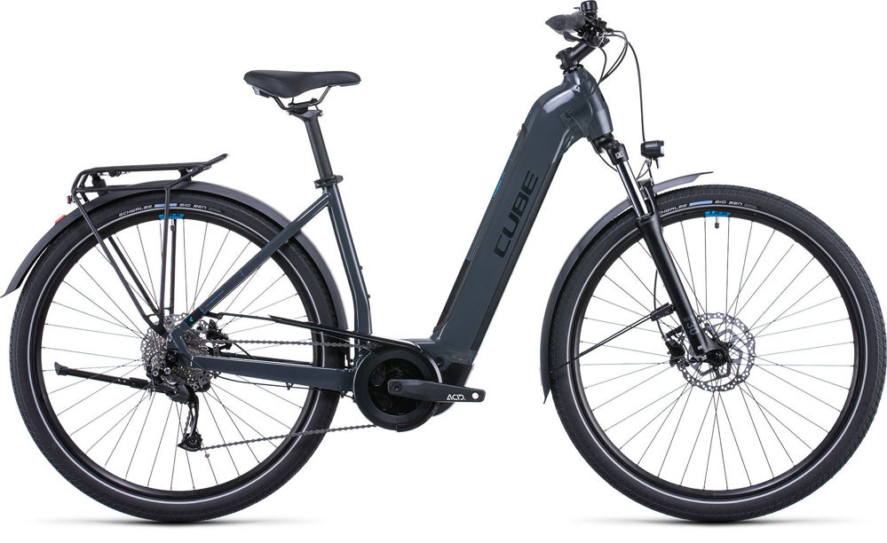 Picture of CUBE TOURING HYBRID ONE 400 GREY´N´BLUE EASY ENTRY 2022