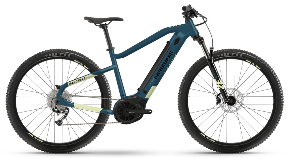 Picture of Haibike HardNine 5 500Wh 9-G Alivio  cadet blue / canary - gloss