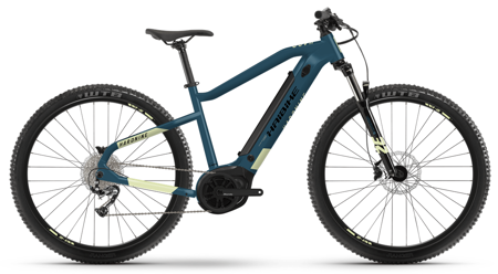 Picture of Haibike HardNine 5 500Wh 9-G Alivio  cadet blue / canary - gloss