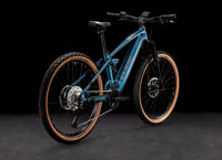 Picture of CUBE STEREO HYBRID 120 RACE 750 PETROLBLUE´N´CHROME 2023 size 20"