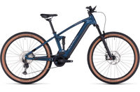 Picture of CUBE STEREO HYBRID 120 RACE 750 PETROLBLUE´N´CHROME 2023 size 20"