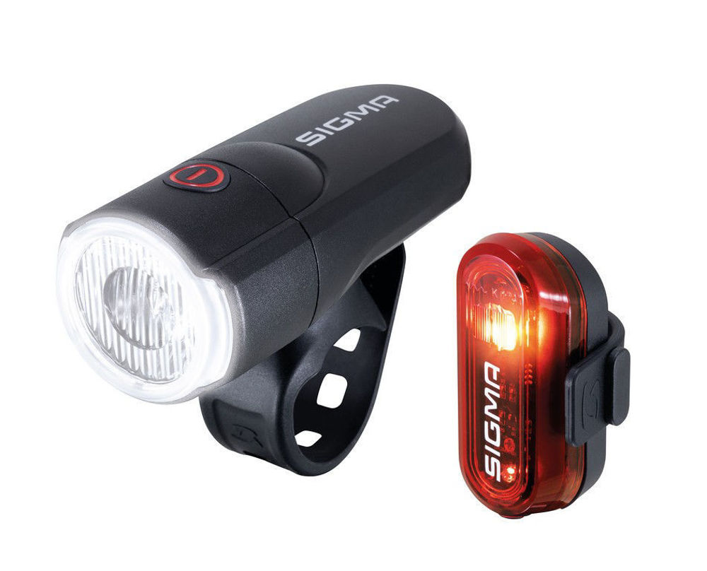 Picture of Komplet LED battery light set Sigma Aura30/Curve