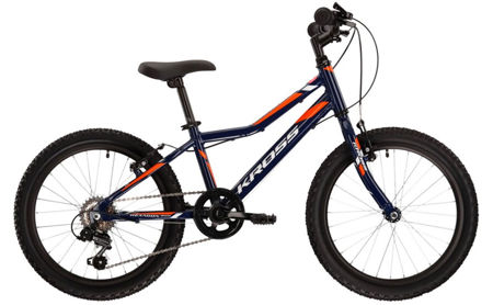 Picture of KROSS HEXAGON MINI 1.0 20 NBL/WHITE/ORANGE