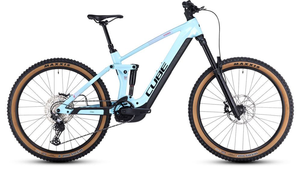 Picture of CUBE STEREO HYBRID 160 HPC RACE 750 27.5 ICEBLUE´N´BLACK 2023