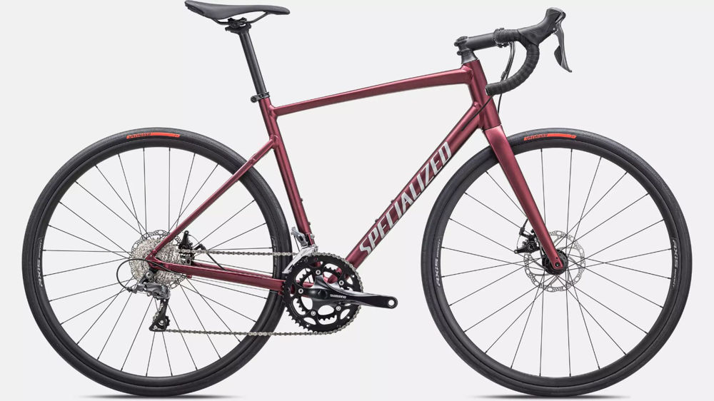 Picture of Allez 2023 SATIN MAROON/SILVER DUST/FLO RED