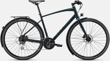 Picture of Specialized Sirrus 2.0 EQ 2023 GLOSS FOREST GREEN / BLACK REFLECTIVE