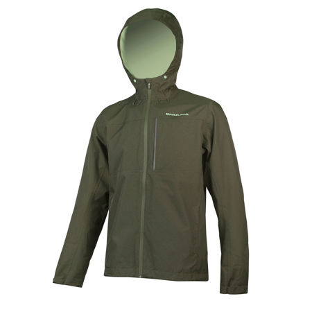 Picture of Endura Hummvee Waterproof Hooded Jacket Grn