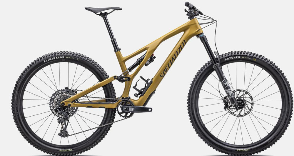 Picture of Specialized Stumpjumper Evo Comp Carbon 29 2023 SATIN HARVEST GOLD / MIDNIGHT SHADOW CLOSEOUT size S3