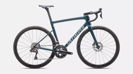 Picture of Tarmac SL8 Expert 2025 Gloss Deep Lake Metallic / Green Pearl Over Seafoam