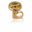 Picture of Zvono XLC Bicycle Bell DD-M12 gold transparent, Ø 36mm