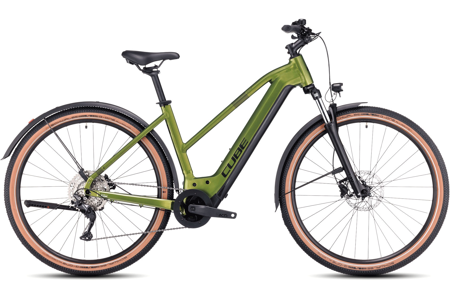 Picture of CUBE NURIDE HYBRID PRO 625 ALLROAD SHINYMOSS´N´BLACK TRAPEZE