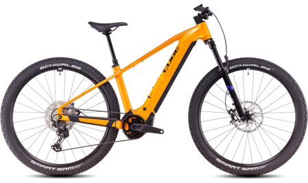 Picture of CUBE REACTION HYBRID SLX 800 SPECTRAORANGE N VIOLET 2025