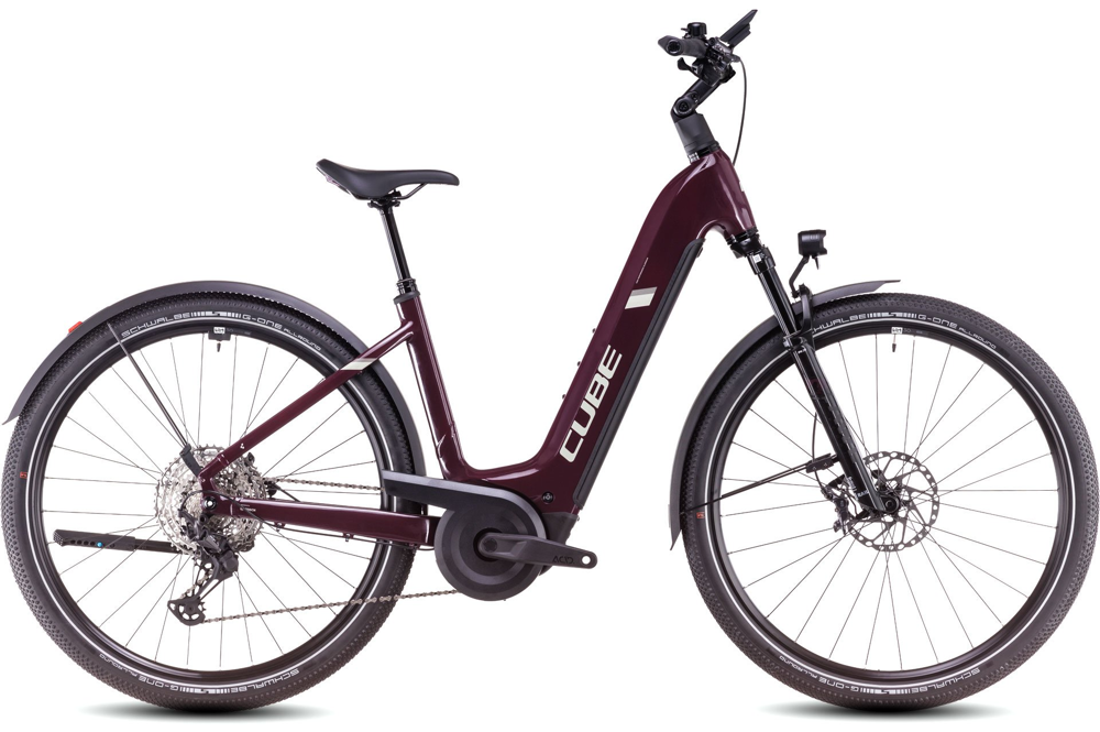 Picture of CUBE NURIDE HYBRID SLX 800 ALLROAD AMARONE´N´LUNAR EASY ENTRY 2025