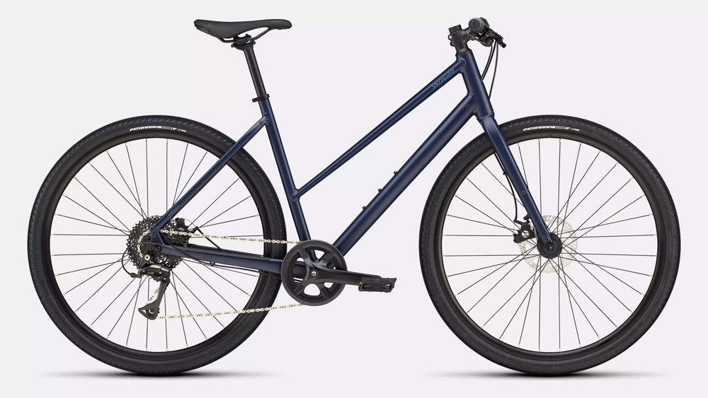 Picture of Specialized Sirrus X 1.0 Step-Through Satin Deep Marine / Grey Blue Reflective size M