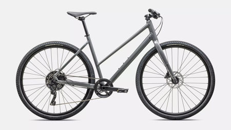 Picture of Specialized Sirrus X 3.0 Step-Through  Gloss Ashen Grey / Black Liquid Metal ReflectiveXS-S