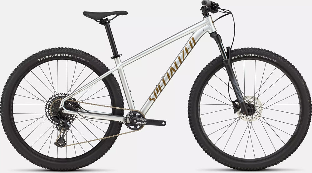 Picture of Specialized Rockhopper Expert 2025 Gloss Silver Dust / Satin Burnt Gold Metallic S-M-L-XL-XXL BLACK FRIDAY !