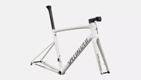 Picture of Specialized Tarmac SL8 Frameset FACT 10R Carbon 2025 1.71kg Gloss Dune White / Black Pearl Over Ashen