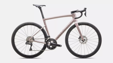 Picture of Specialized Tarmac SL8 Expert - Ultegra Di2 2025 Satin Champagne / Black Pearl