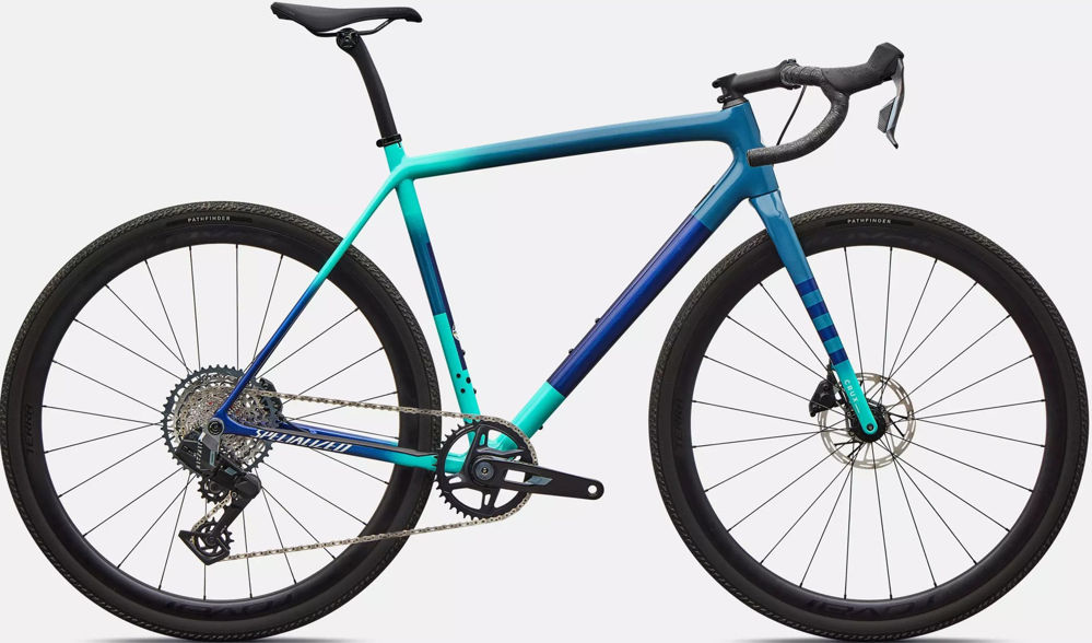 Picture of Specialized Crux Expert SRAM Rival XPLR AXS 2026 Grey Blue/lagoon Blue
