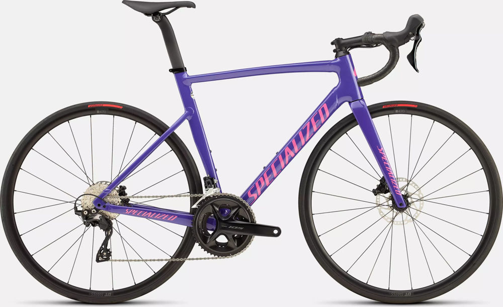 Picture of Specialized Allez Sprint Comp 2025 Shimano 105  Gloss Purple Haze / Rebel Pink 56-58
