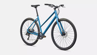 Picture of Specialized Sirrus X 1.0 Step-Through 2026 Satin Grey Blue / Cast Blue Metallic Frost Reflective XS-S-M