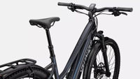 Picture of Specialized Turbo Tero 5.0 EQ Step-Through Gloss Metallic Dark Navy / Silver Dust Reflective-XL