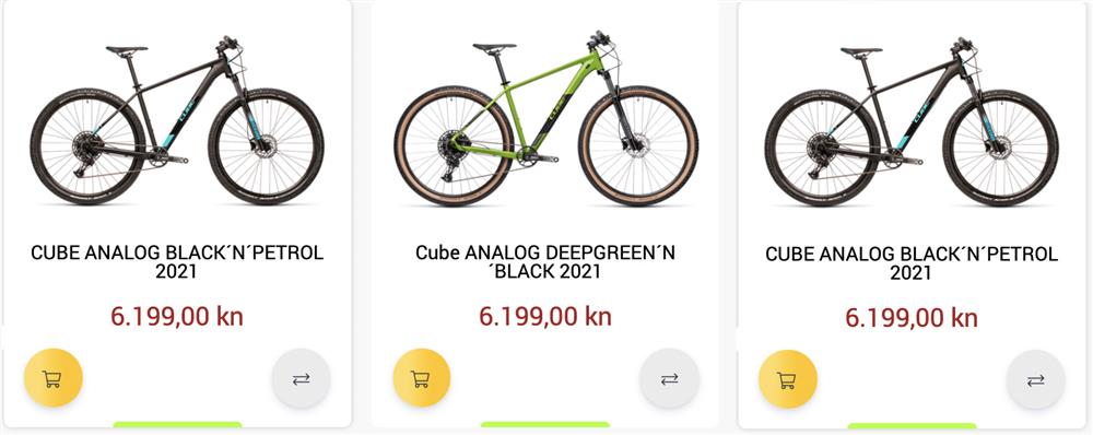 Cube Bicikli 2021 U Svim Extremeshop Trgovinama Extreme Bicikla Shop U Splitu